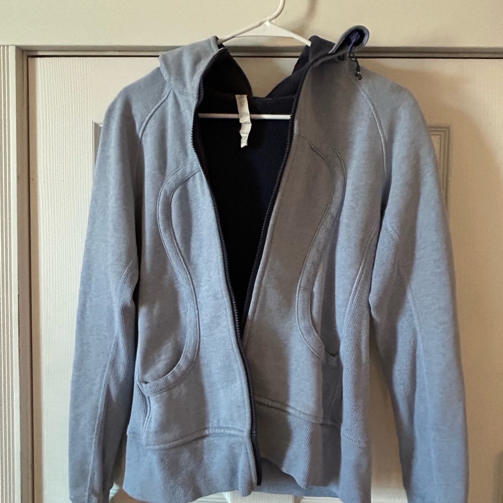lululemon athletica Gray Cowl Neck Sweater